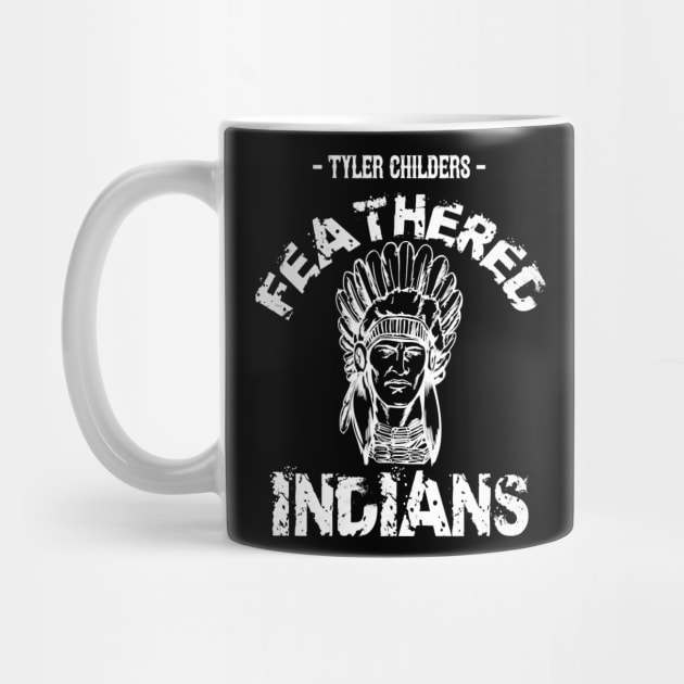 Beautiful Model Tyler Childers Feathered IndiansAwesome For Movie Fans by MasterMug